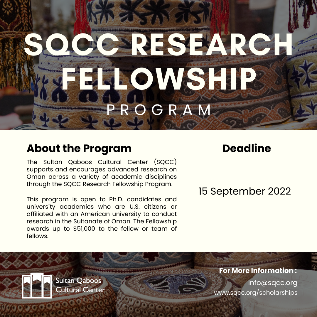SQCC Research Fellowship Program 2023 SQCC Research Fellowship Program 2023