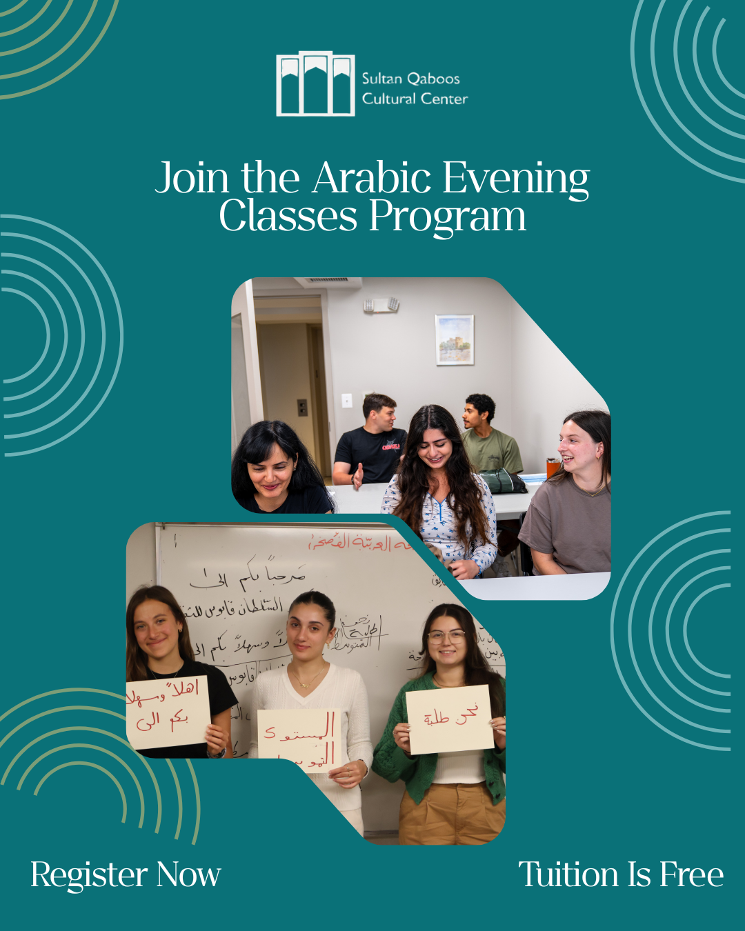 Arabic Evening Classes at SQCC – Application Now Open